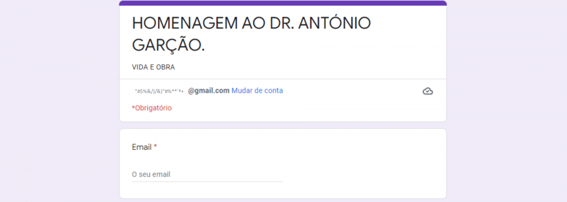 (Português) QUESTIONÁRIO – Homenagem Dr. António Garção