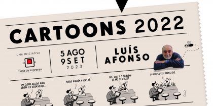 (Português) Exposição Cartoons 2022 de Luís Afonso