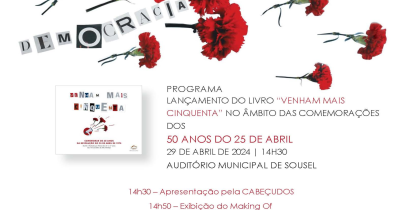 (Português) Lançamento do livro “Venham mais cinquenta”